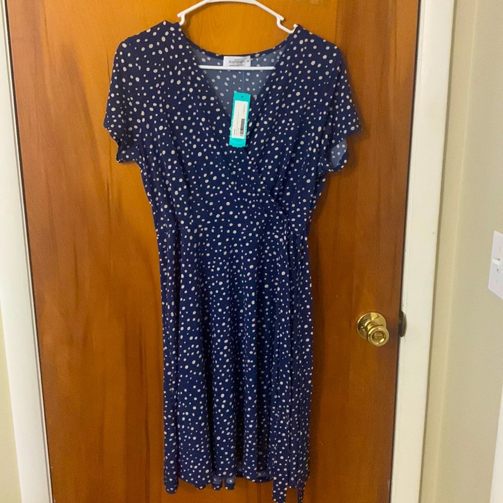 Stitch Fix - Kaileigh - Arnett Faux Wrap Knit Dress - Women’s Med